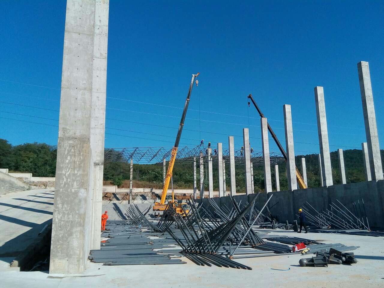 攀枝花搅拌站网架